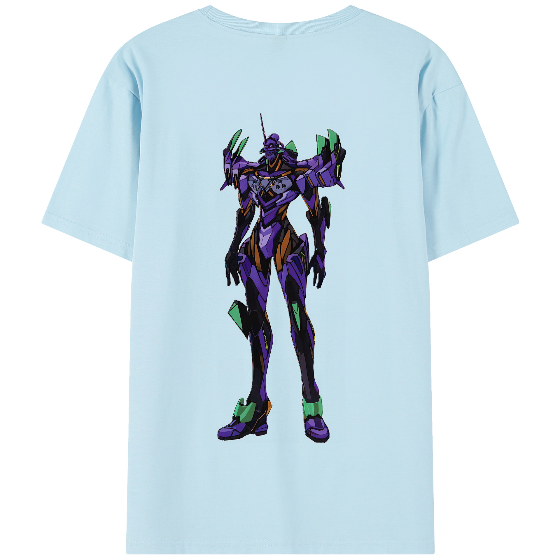 （画像用） EVA 新世紀エヴァンゲリオン 綿100％半袖Tシャツ（背面プリント）